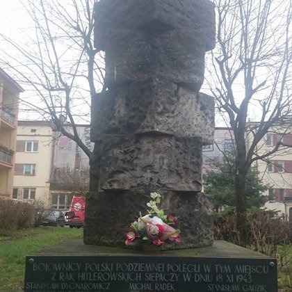 Pomnik ofiar egzekucji, 1943