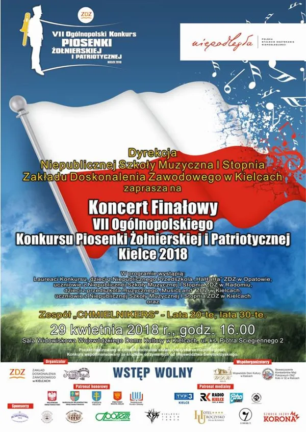 VII Ogólnopolskiego Konkursu Piosenki Żołnierskiej i Patriotyczne